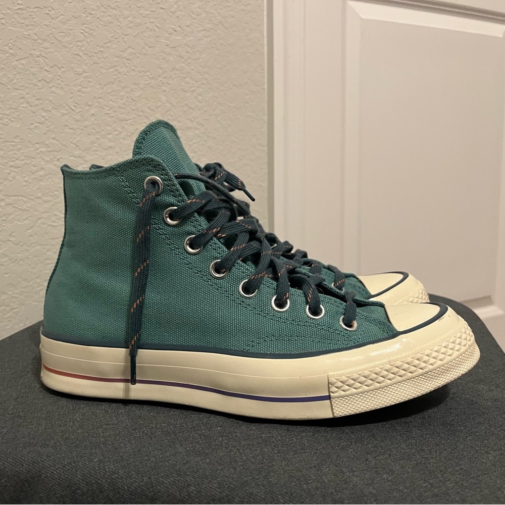 Converse Chuck 70 Hi, Size 8.5 Womens/6.5 Mens “Color Fade-Algae Coast”